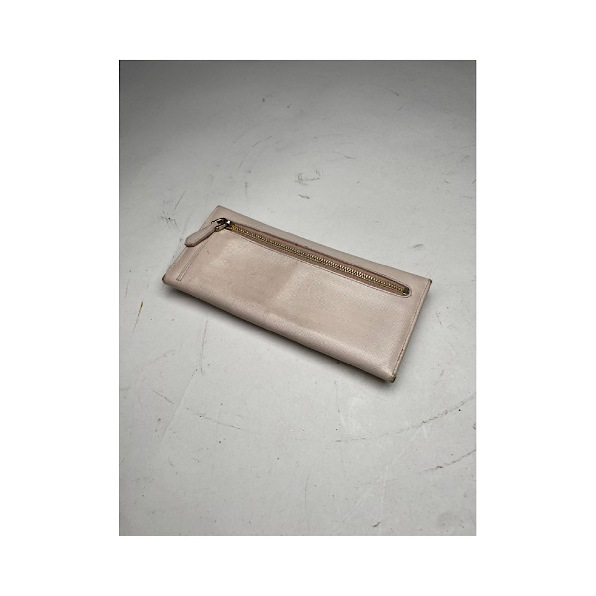 Prada Beige Leather Wallet image 2