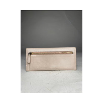 Prada Beige Leather Wallet image 4
