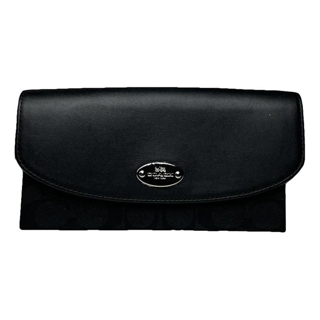 Coach Black Leather Wallet image 1