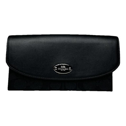 Coach Black Leather Wallet image 1