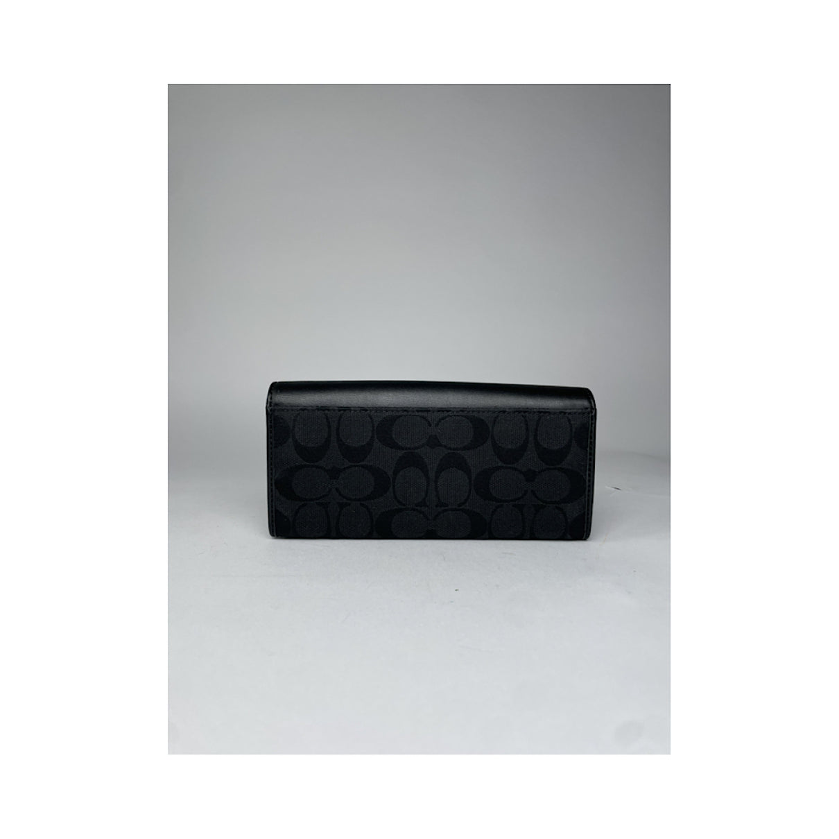 Coach Black Leather Wallet image 2
