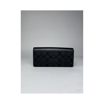 Coach Black Leather Wallet image 2