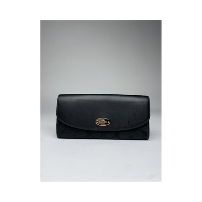 Coach Black Leather Wallet image 3