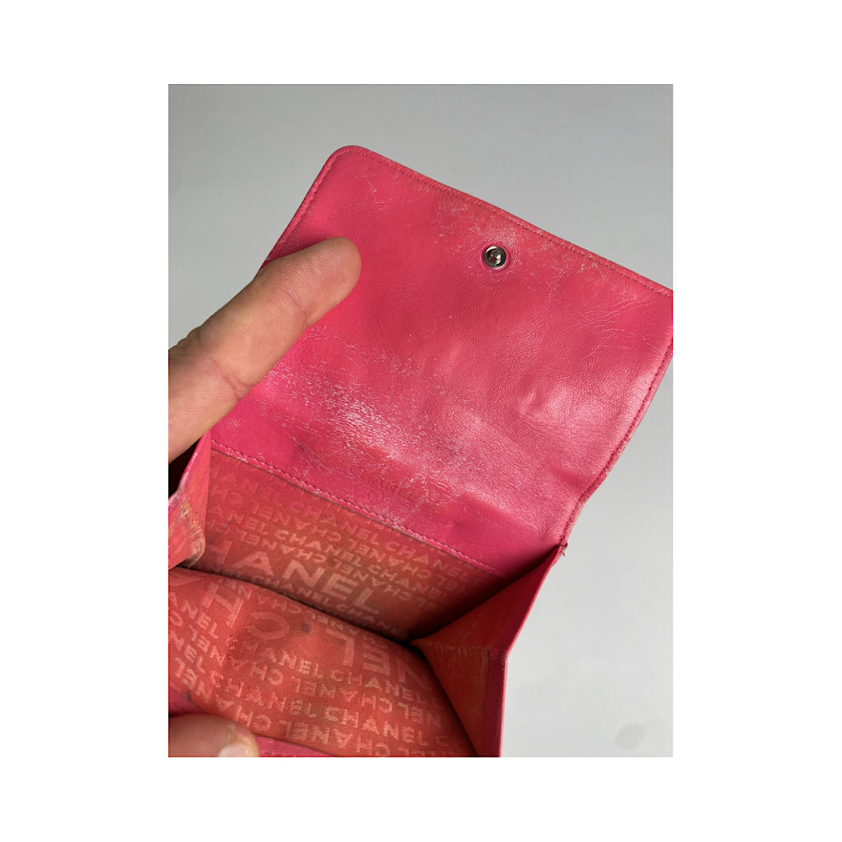 Chanel 2.55 Pink Leather Wallet image 5