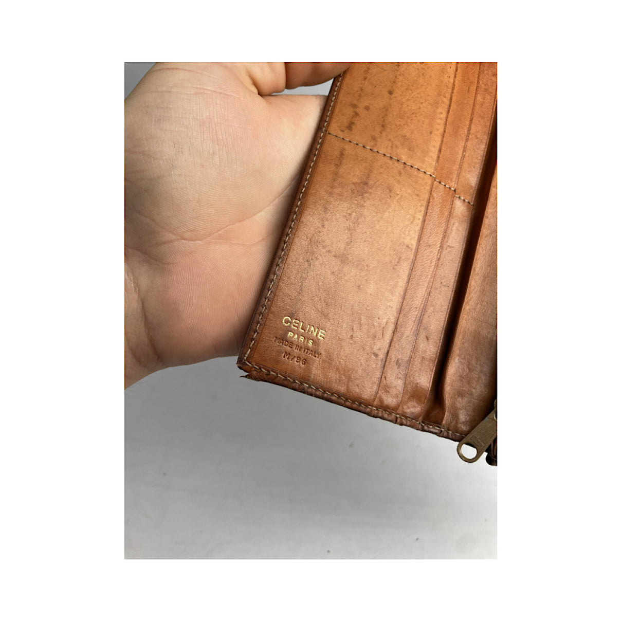 Celine Brown Leather Purse image 4