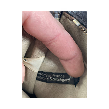 Dior Saddle Brown Cotton Clutch Bag image 5