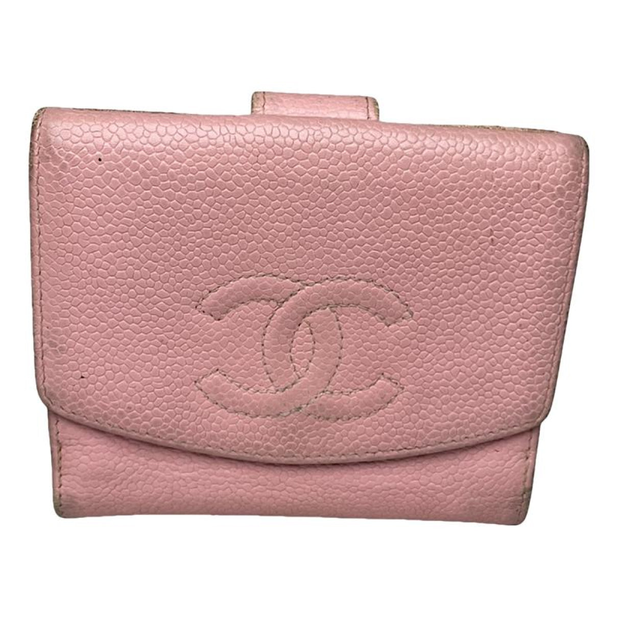 Chanel Cambon Pink Leather Wallet image 1