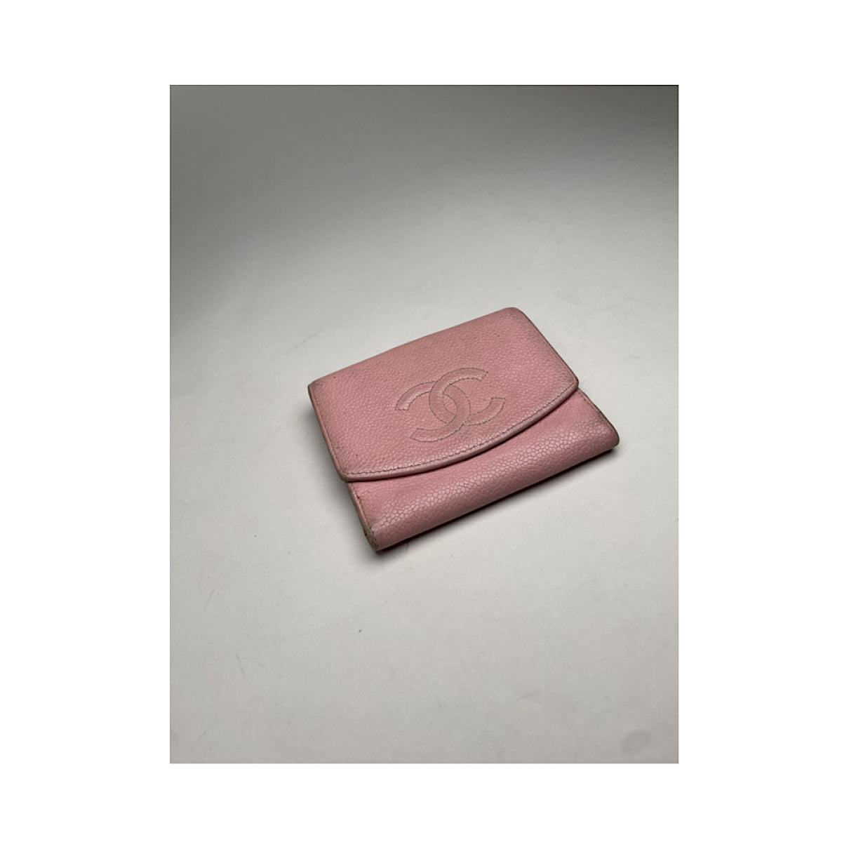 Chanel Cambon Pink Leather Wallet image 3