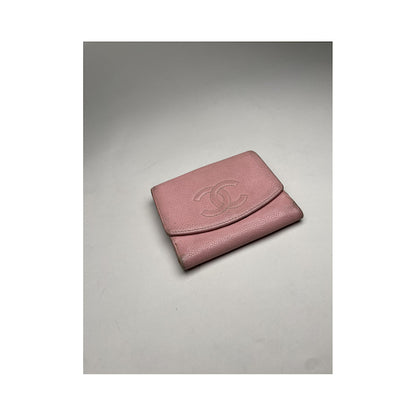 Chanel Cambon Pink Leather Wallet image 3