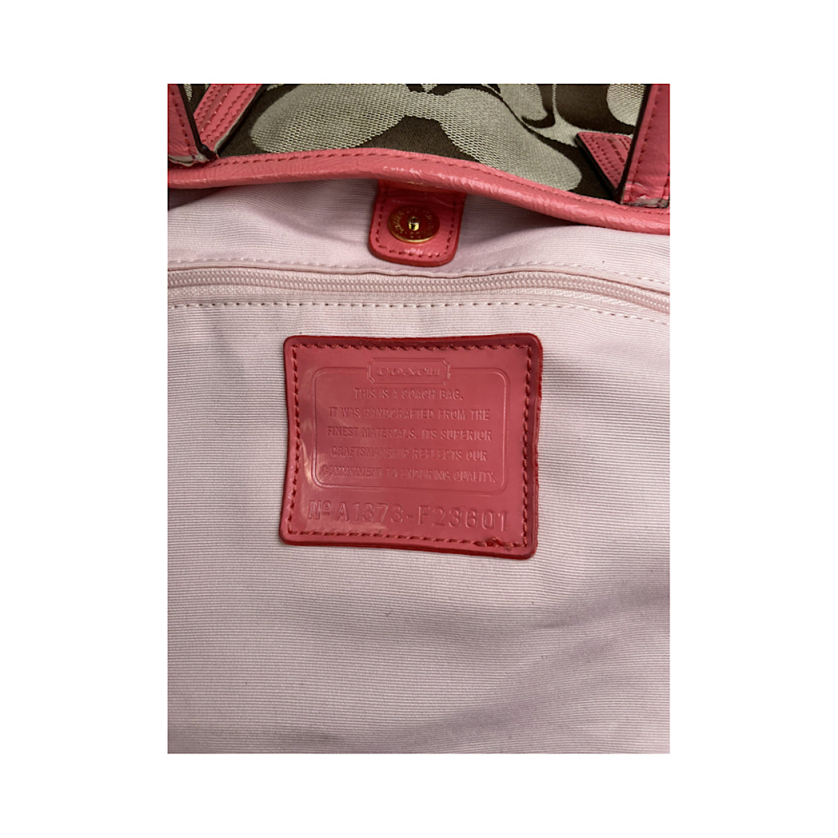 Coach Signature Sufflette Handbag image 3