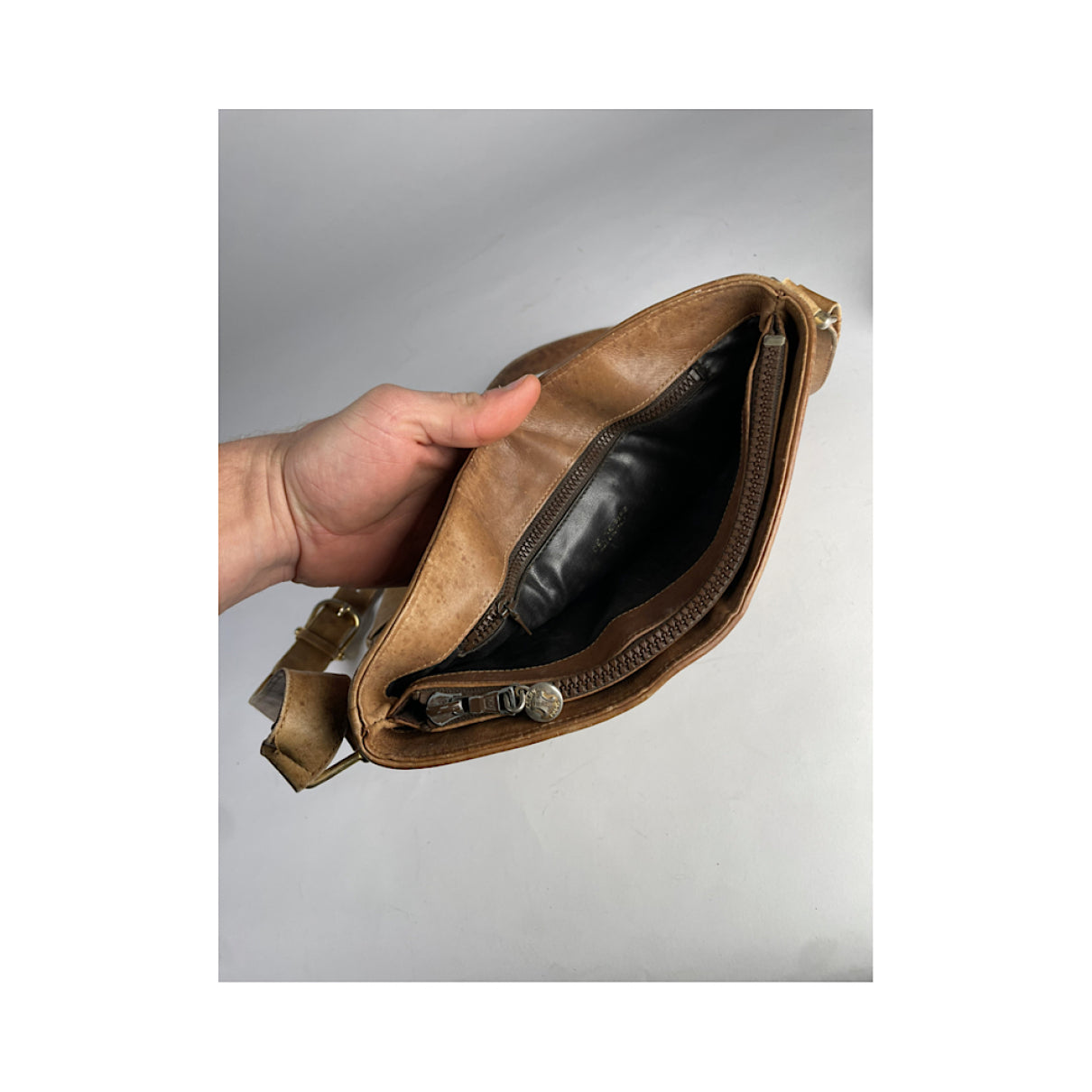 Celine SAC SEAU Brown Leather Handbag image 2