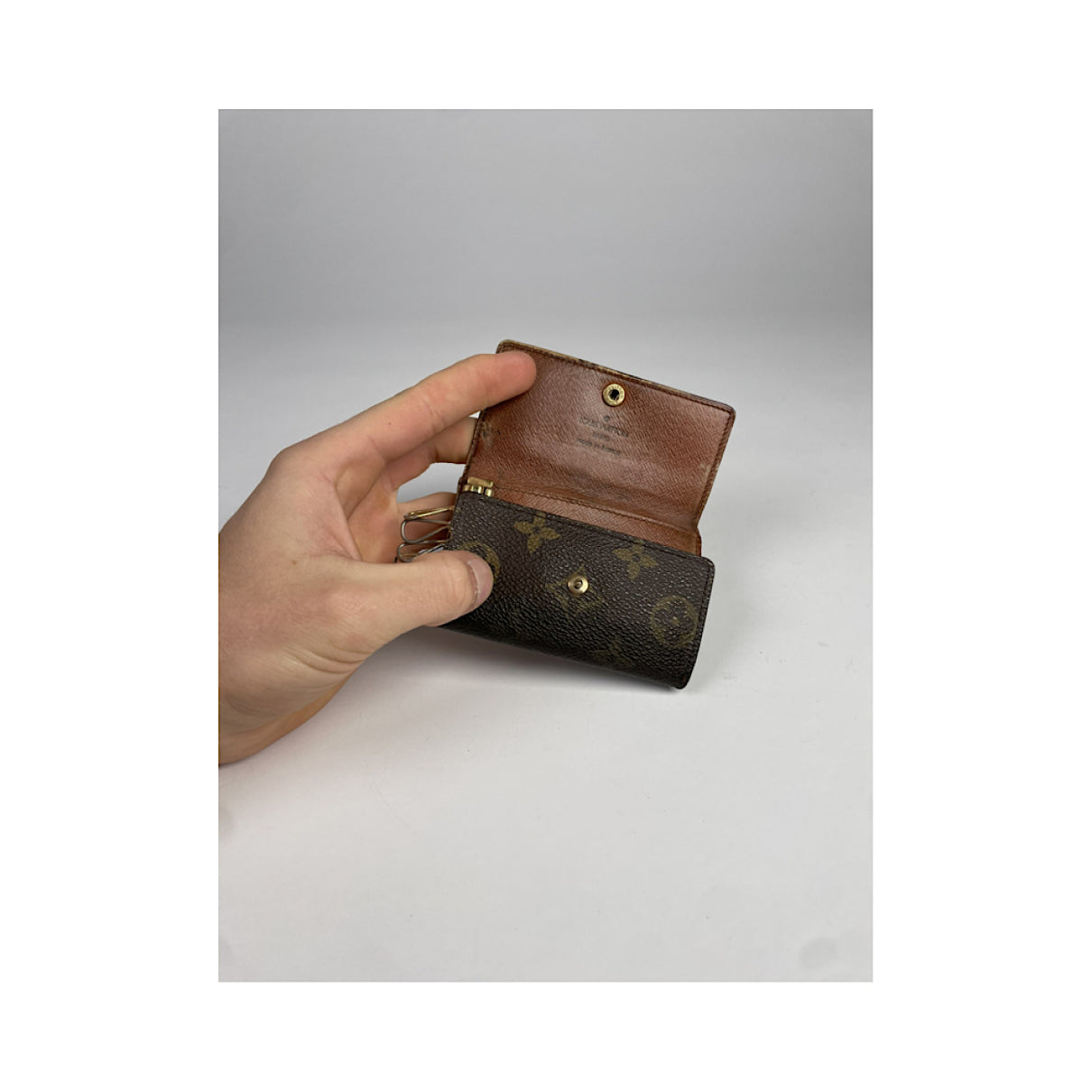 Louis Vuitton Lockme Brown Leather Purse image 4