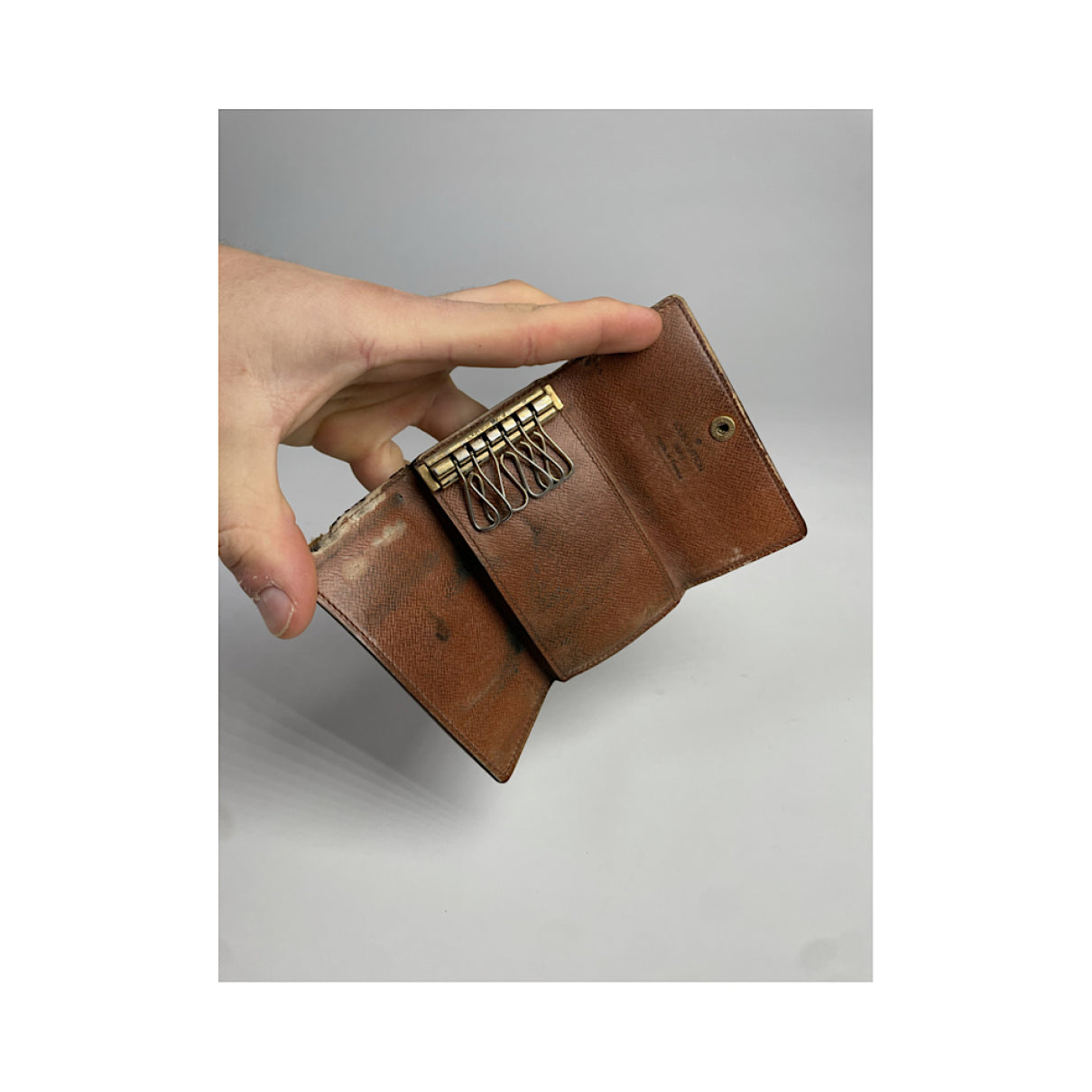 Louis Vuitton Lockme Brown Leather Purse image 5