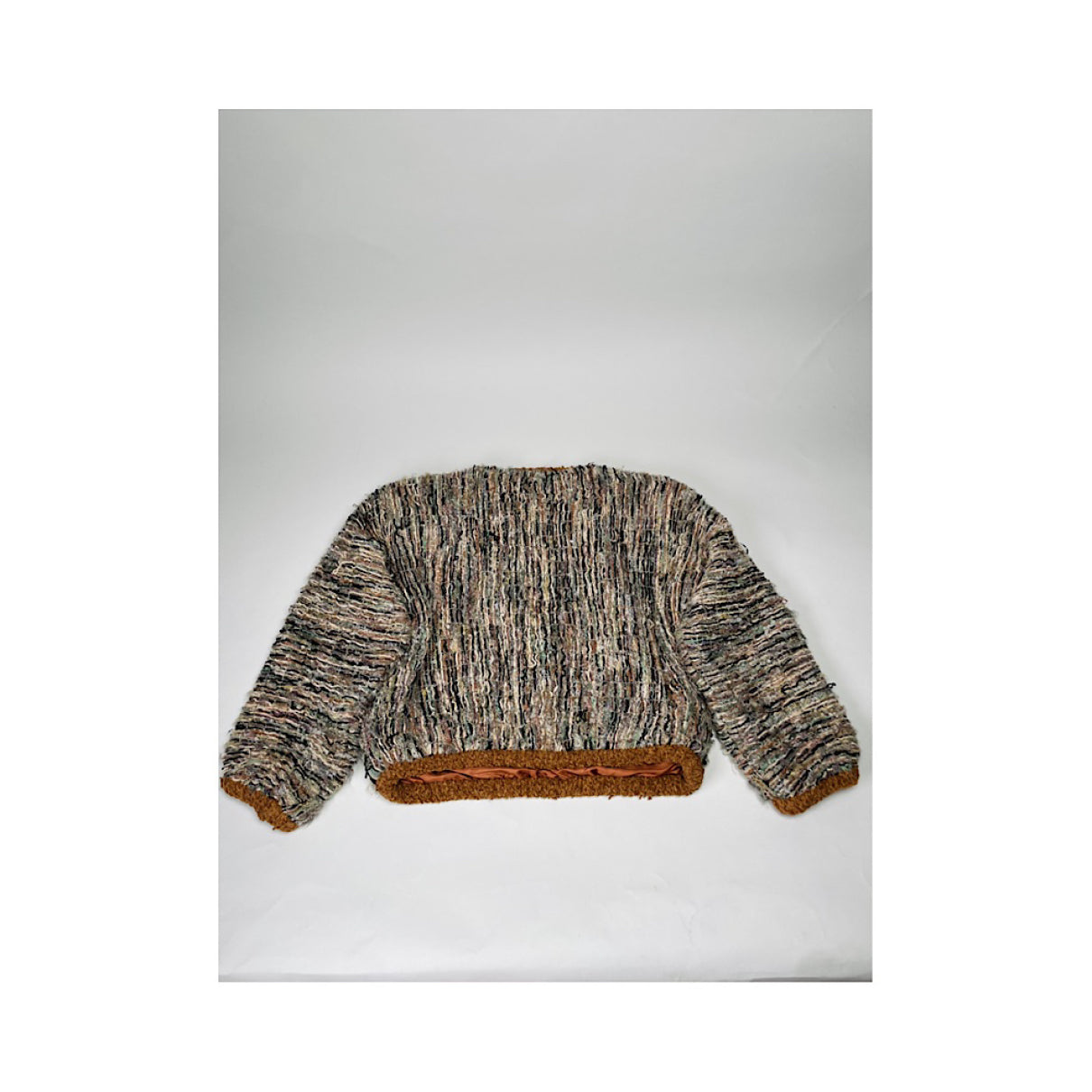 Emilio Pucci Brown Leather Knitwear image 3