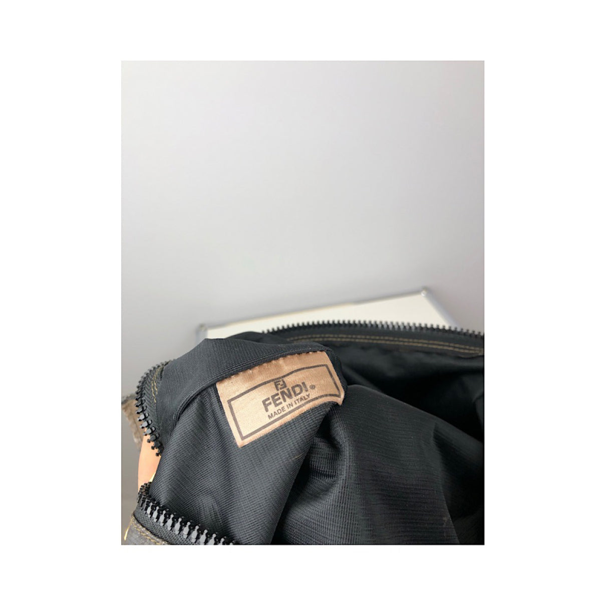 Fendi Baguette Black Leather Purse image 3