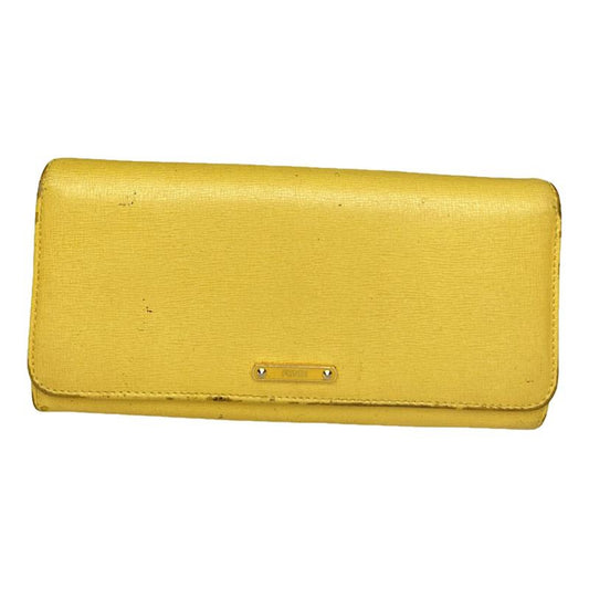 Fendi Yellow Leather Wallet image 1