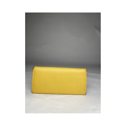 Fendi Yellow Leather Wallet image 2