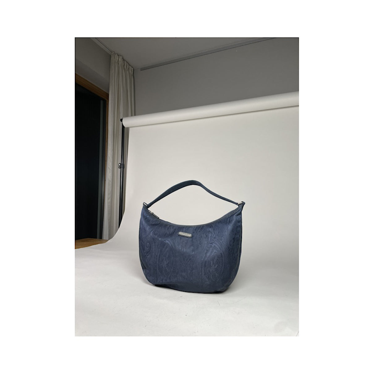 Etro Blue Polyester Handbag image 5