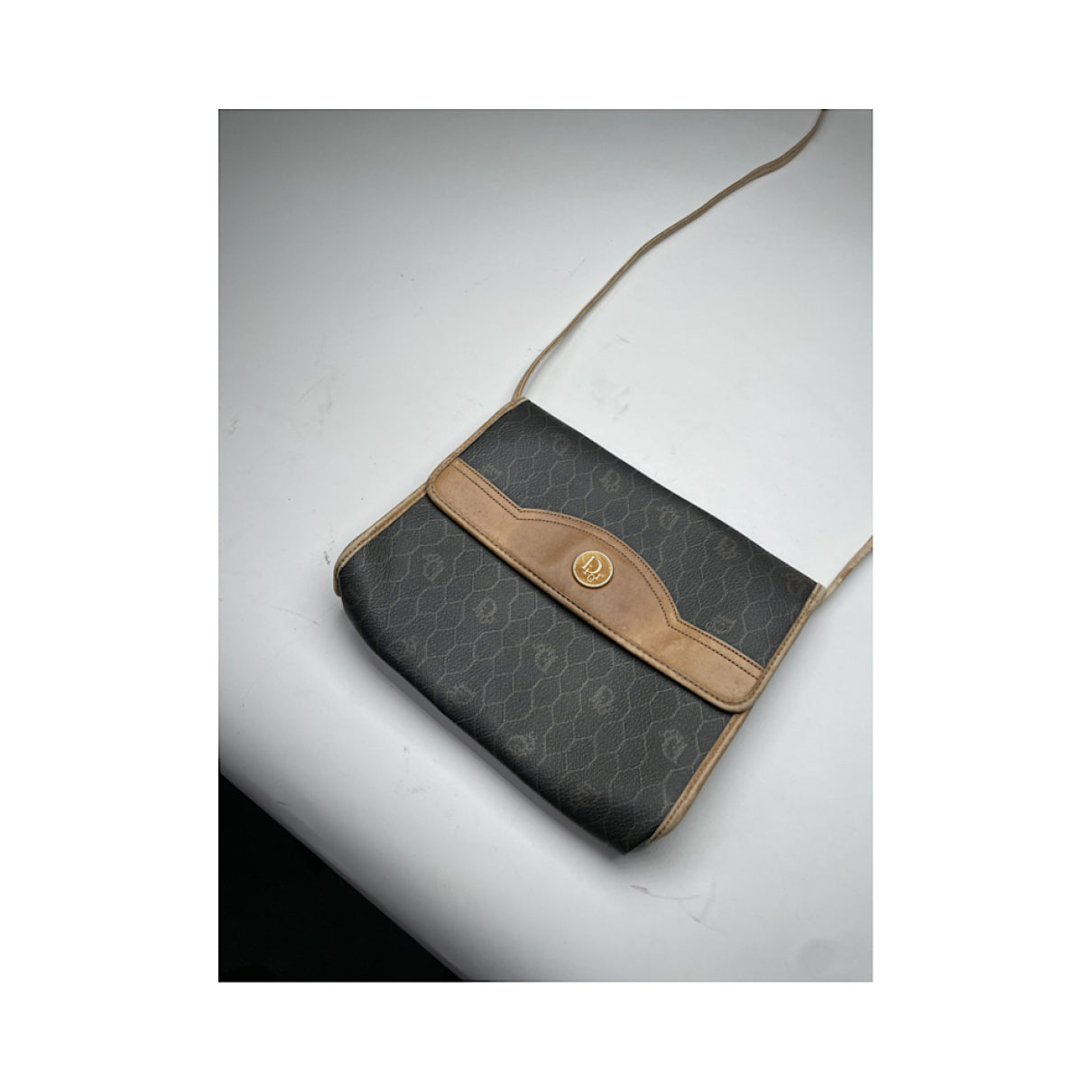 Dior Saddle Trio Black Leather Handbag image 2