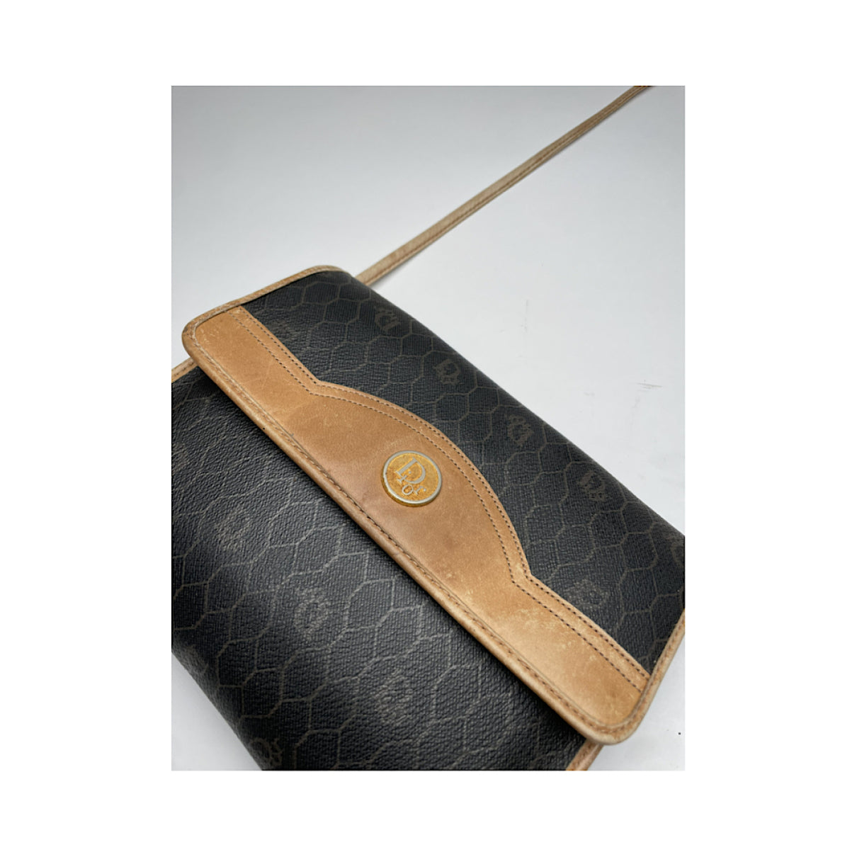 Dior Saddle Trio Black Leather Handbag image 4