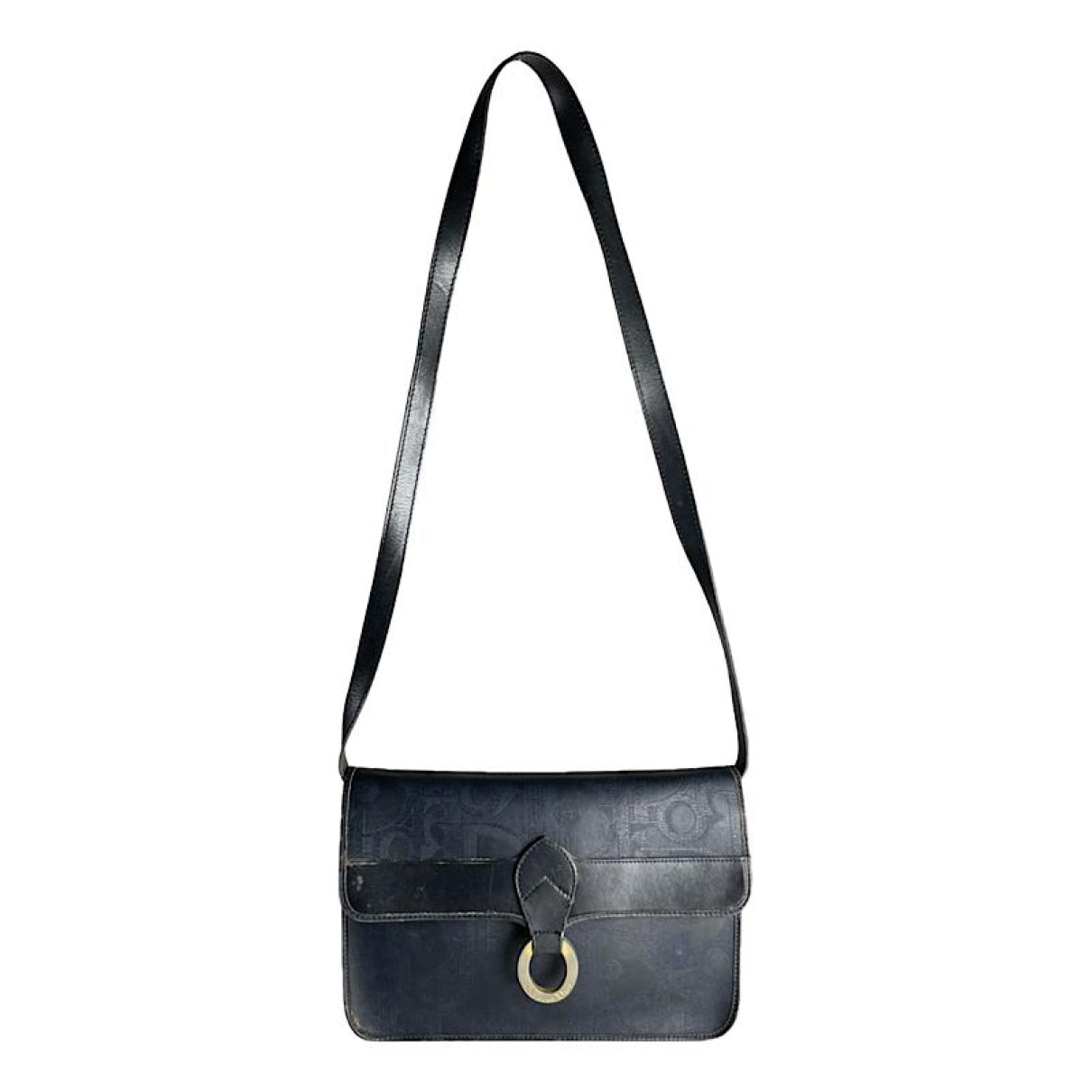 Dior 30 Montaigne Chain Navy Leather Handbag image 1