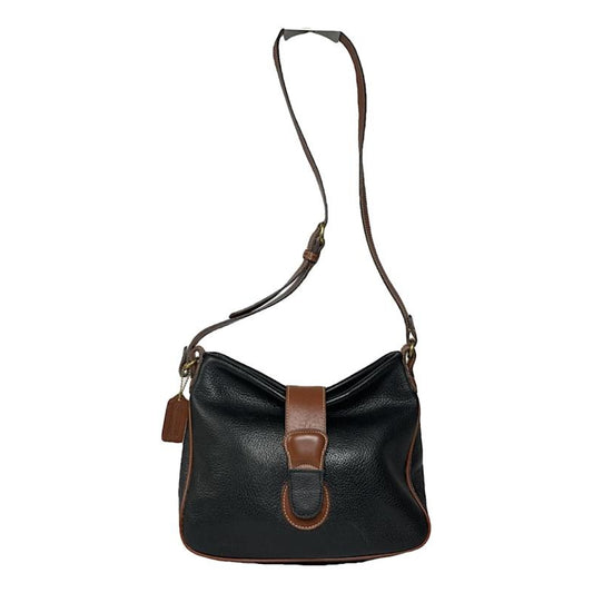 Coach Signature Sufflette Black Leather Handbag image 1