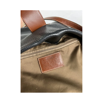 Coach Signature Sufflette Black Leather Handbag image 3