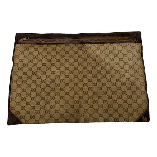 Gucci Dionysus Beige Cotton Clutch Bag image 1