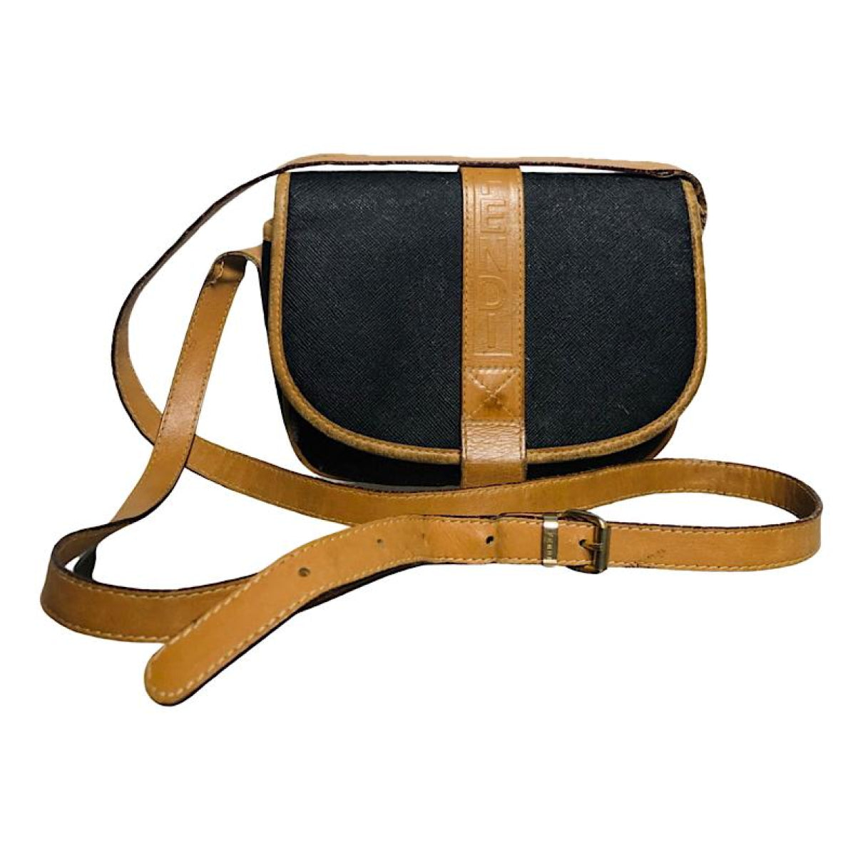 Fendi Baguette Brown Leather Handbag image 1