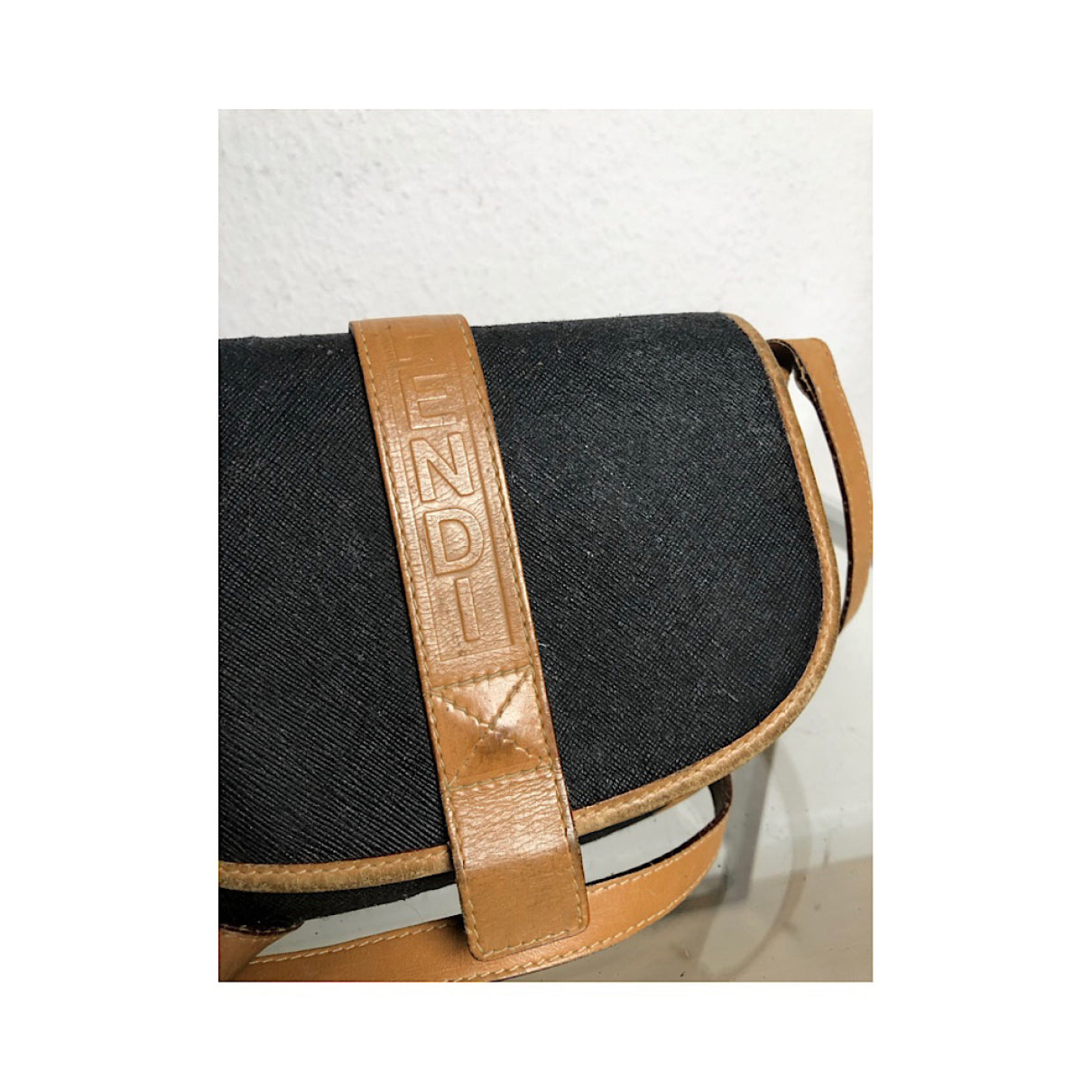 Fendi Baguette Brown Leather Handbag image 5