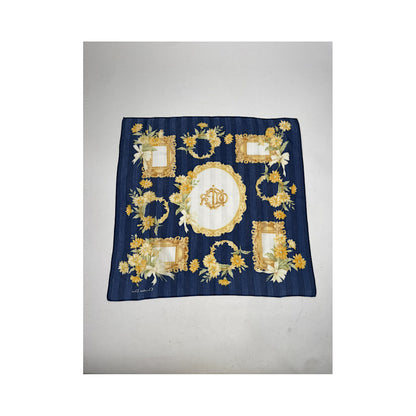 Dior Mitzah ABCDior Blue Silk Scarf image 5