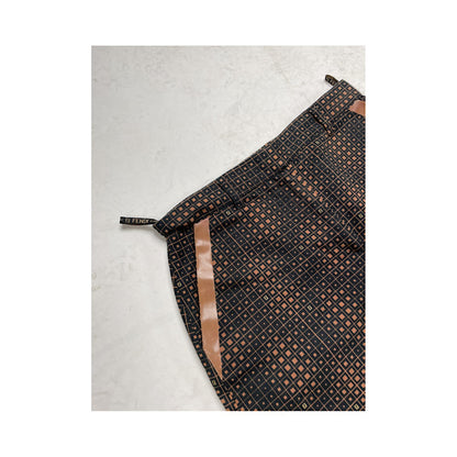 Fendi Brown Cotton Skirt image 2