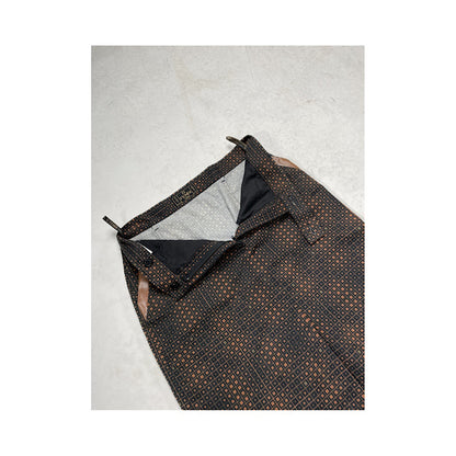 Fendi Brown Cotton Skirt image 4