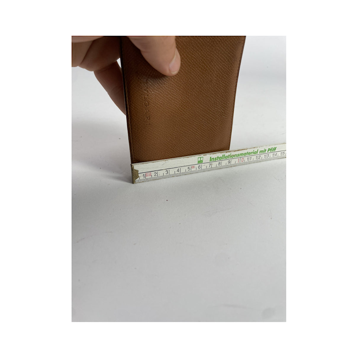 Bvlgari Brown Leather Wallet image 2