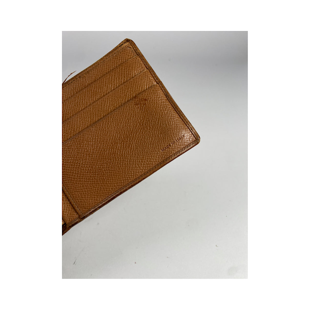Bvlgari Brown Leather Wallet image 5