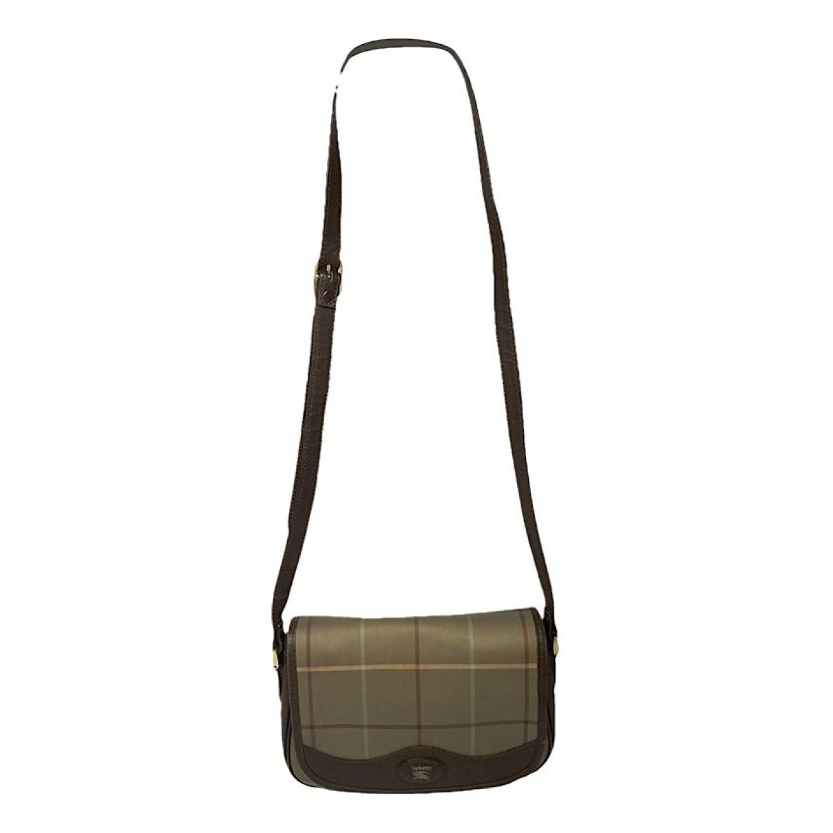Burberry The Link  Brown Leather Handbag image 1
