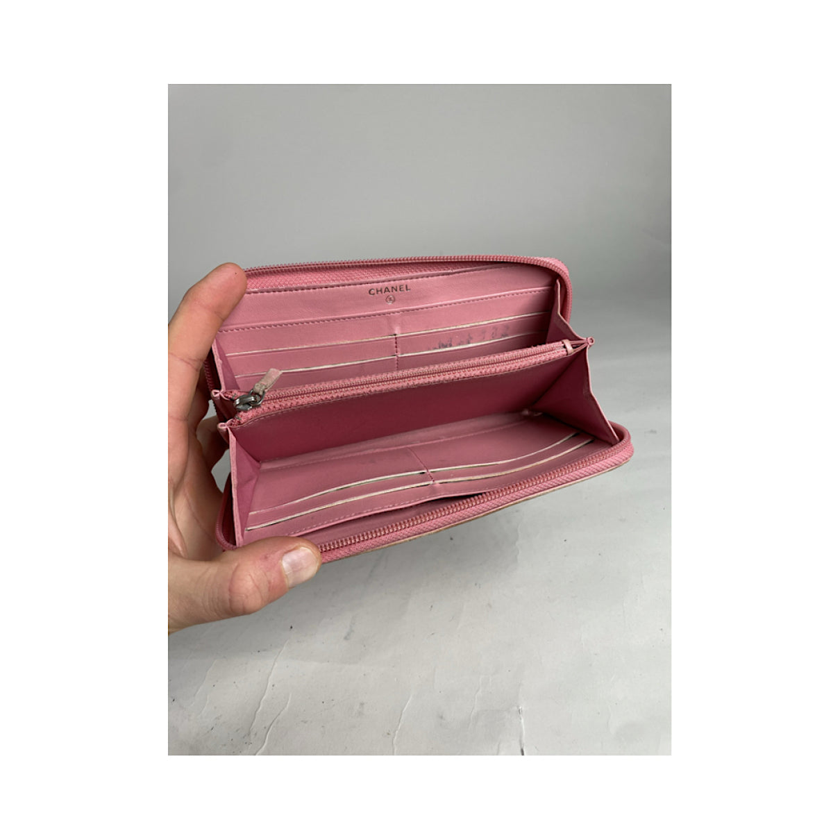 Chanel 2.55 Pink Leather Wallet image 3