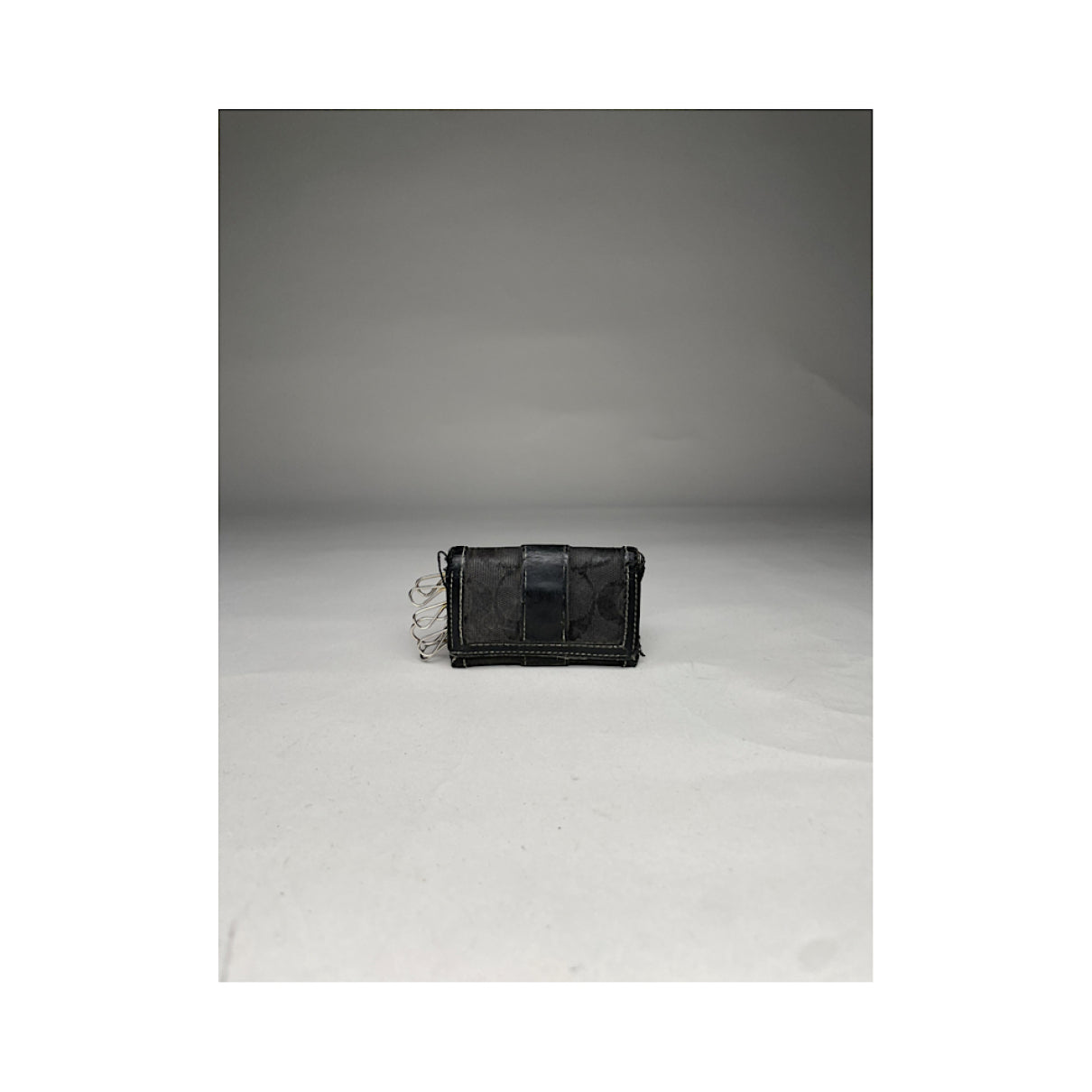 Coach Black Leather Purse image 3