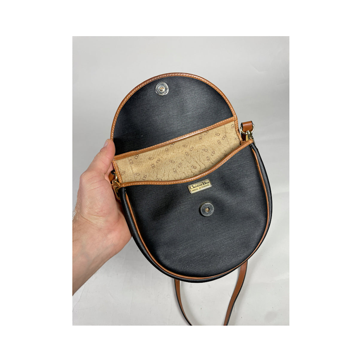 Dior Admit It Black Leather Handbag image 5