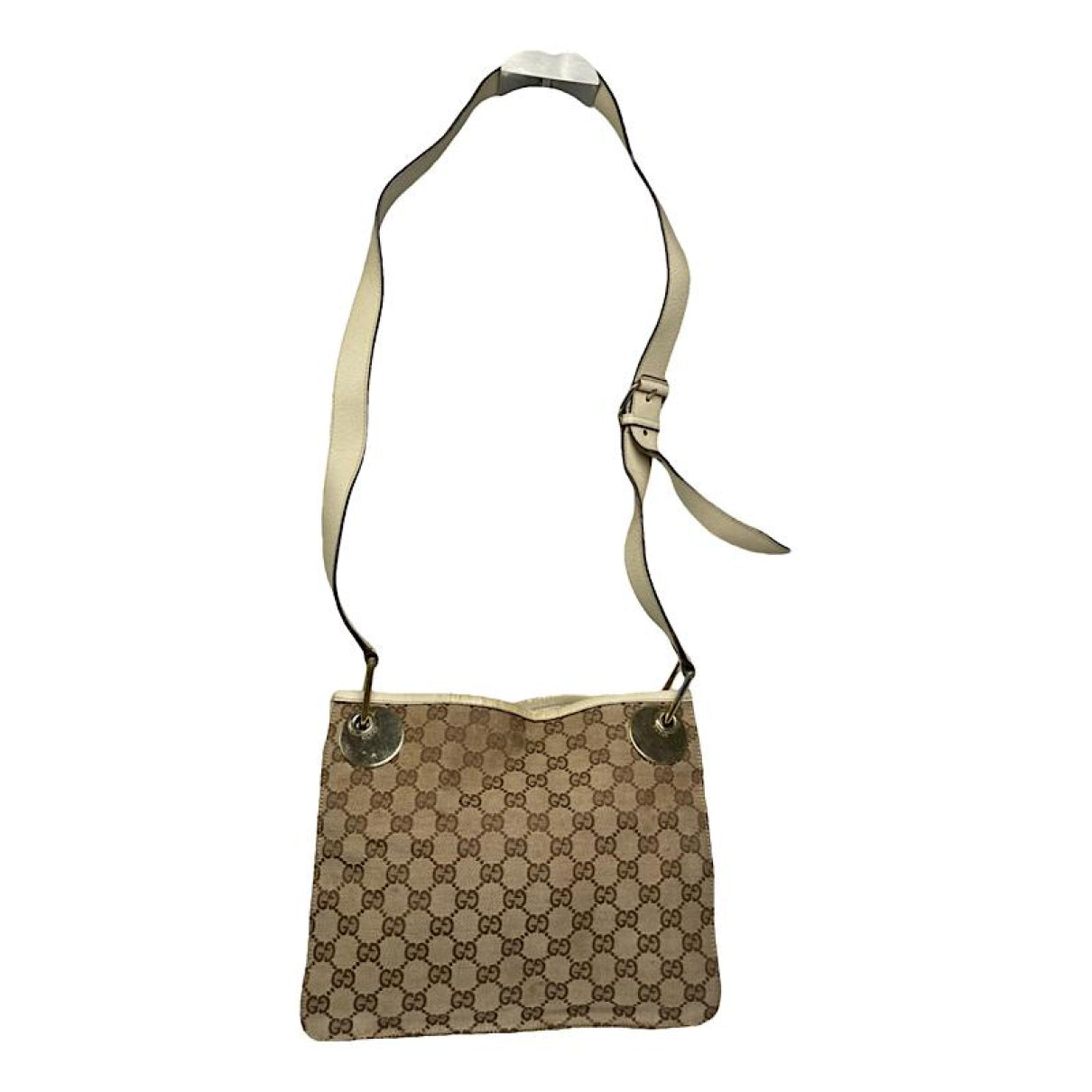 Gucci Jackie Vintage  Beige Cotton Handbag image 1