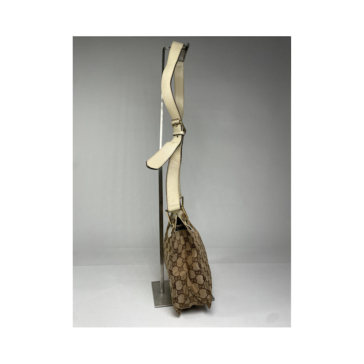 Gucci Jackie Vintage  Beige Cotton Handbag image 4