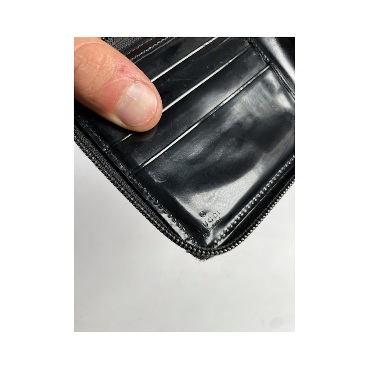 Gucci Horsebit 1955 Beige Cotton Wallet image 4