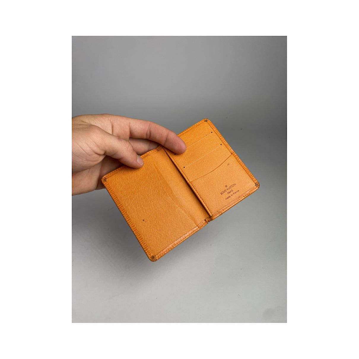 Louis Vuitton Orange Leather Purse image 4