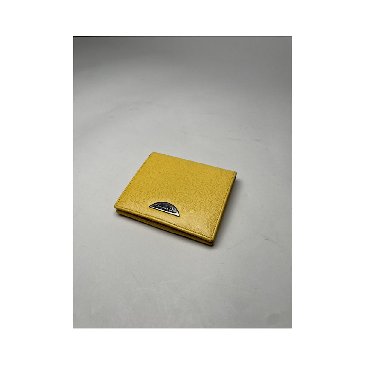 Dior Yellow Leather Wallet image 3