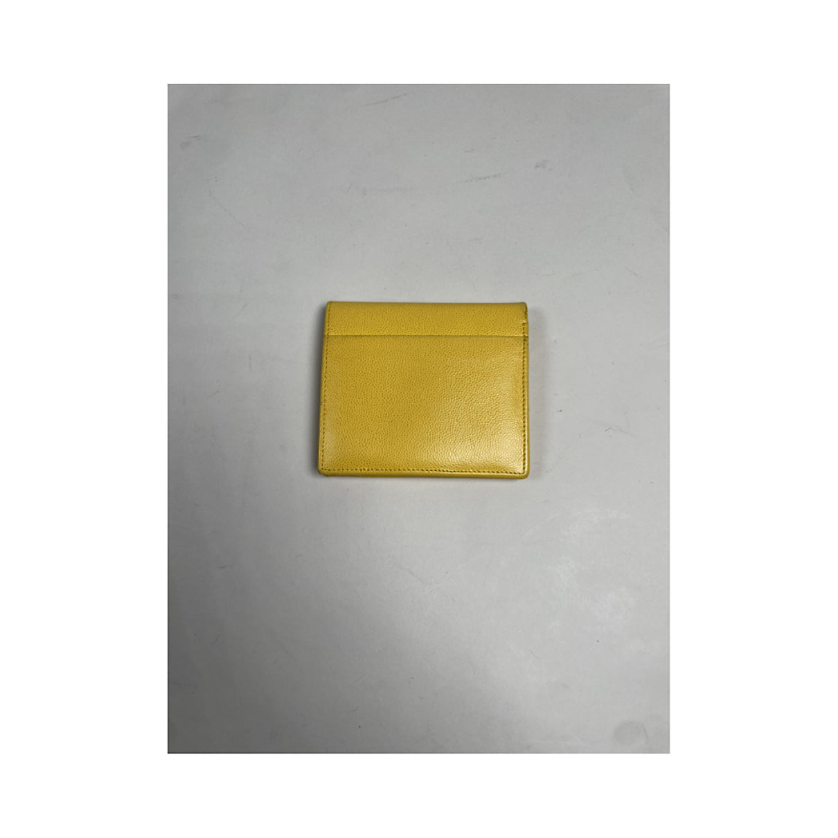 Dior Yellow Leather Wallet image 4