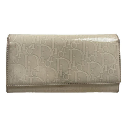 Dior Diorama White Patent Leather Wallet image 1