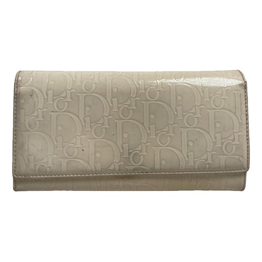 Dior Diorama White Patent Leather Wallet image 1