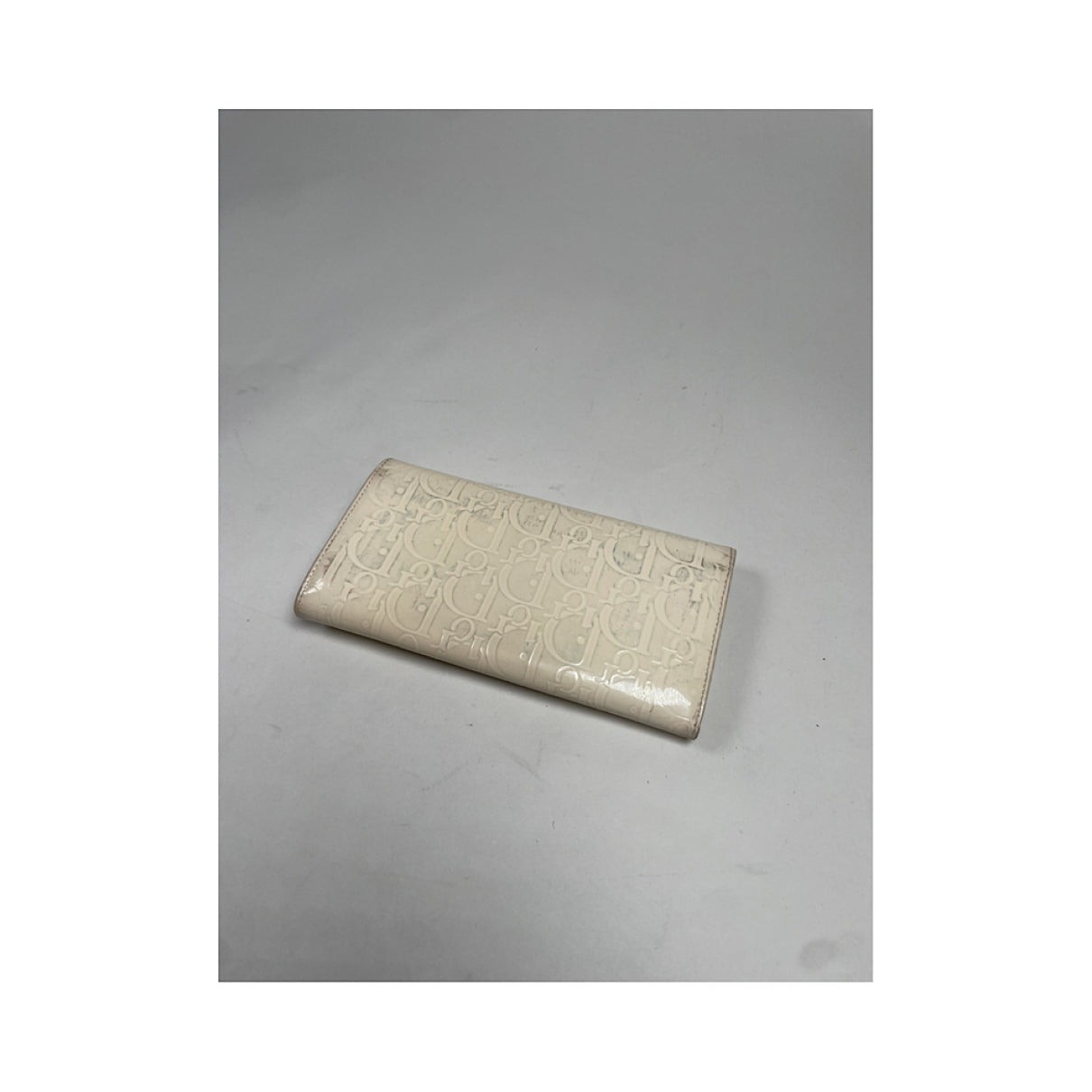 Dior Diorama White Patent Leather Wallet image 4