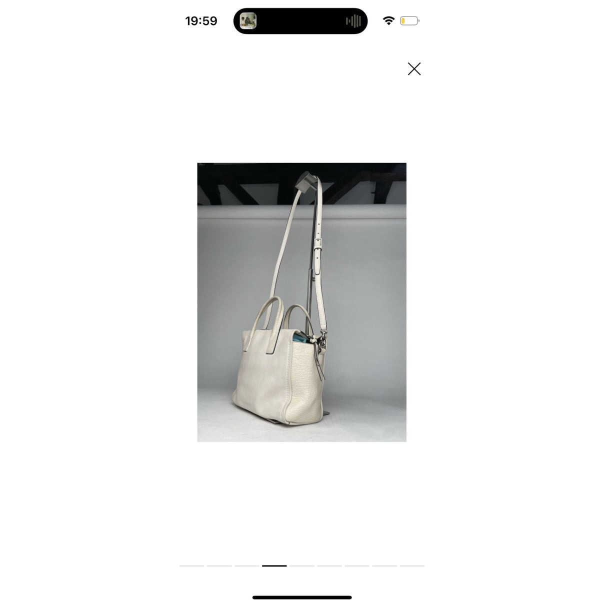 Coach Large Scout Hobo White Leather Handbag image 4