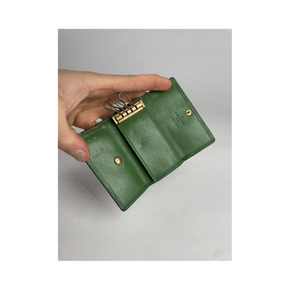 Louis Vuitton Lockme Green Leather Purse image 5